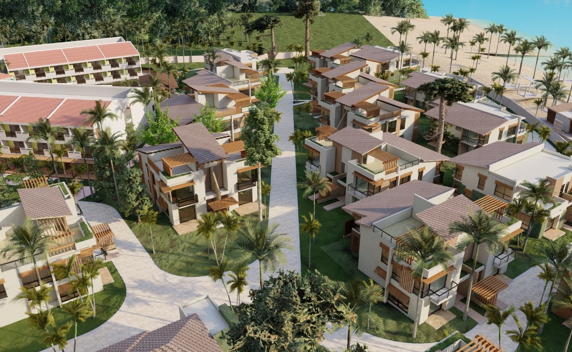 Playa del Sol Cabarete Aerial View