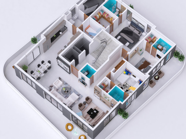 Zoe Shopia Plan Tower B