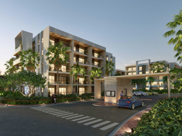The Towers at Vistacana, exterior entrance, Punta Cana