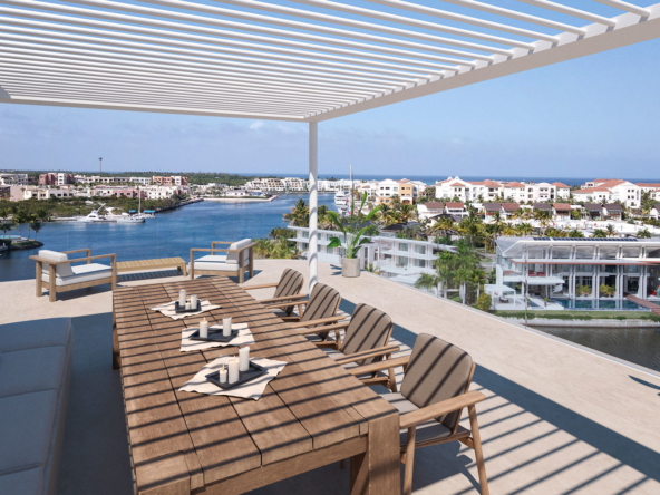 Roof terrace of the apartment of Marina Garden 2