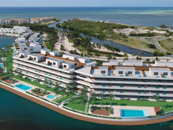 Aerial view of the project Marina Garden 2
