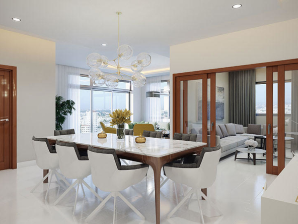 Tower Villa Palmera Naco II Dining Room