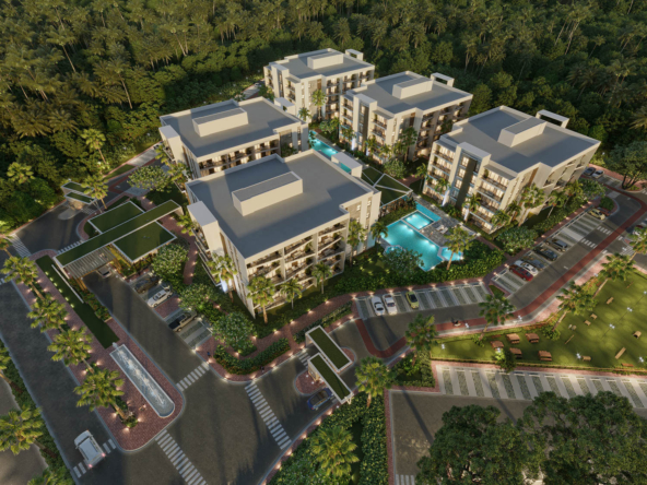 Vista Cana Towers Punta Cana Aerial View