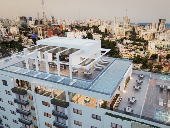 Tower JR VIII Santo Domingo Aerial View