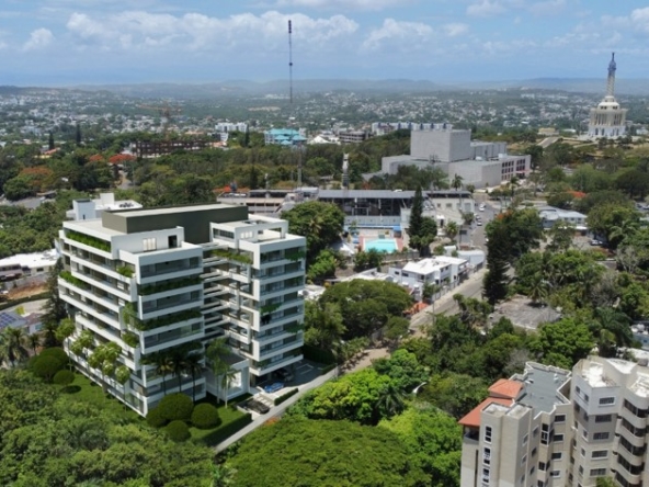 Tower Montpellier Santiago Aerial View