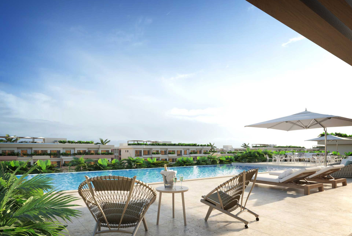 Rooftop pool, City Place Condos & Shops, Punta Cana