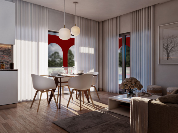 Living room apartment, Zafiro project by Blu Terrenas