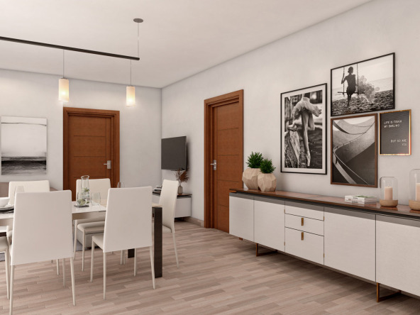 Living room apartment, Zafiro project by Blu Terrenas