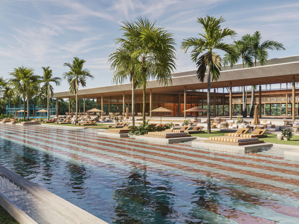Solarium, pool Club House, La Reserva, Punta Cana